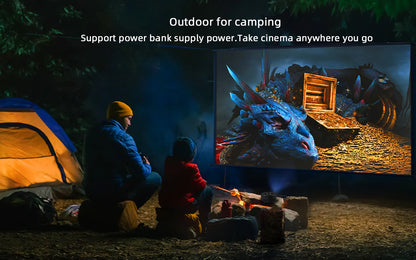 MINI Projector Home Cinema Portable Theater LED Video Projector Laser Beamer